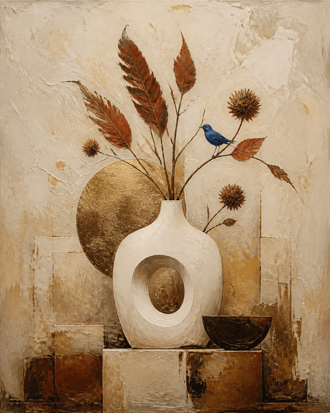 Original contemporary still-life painting