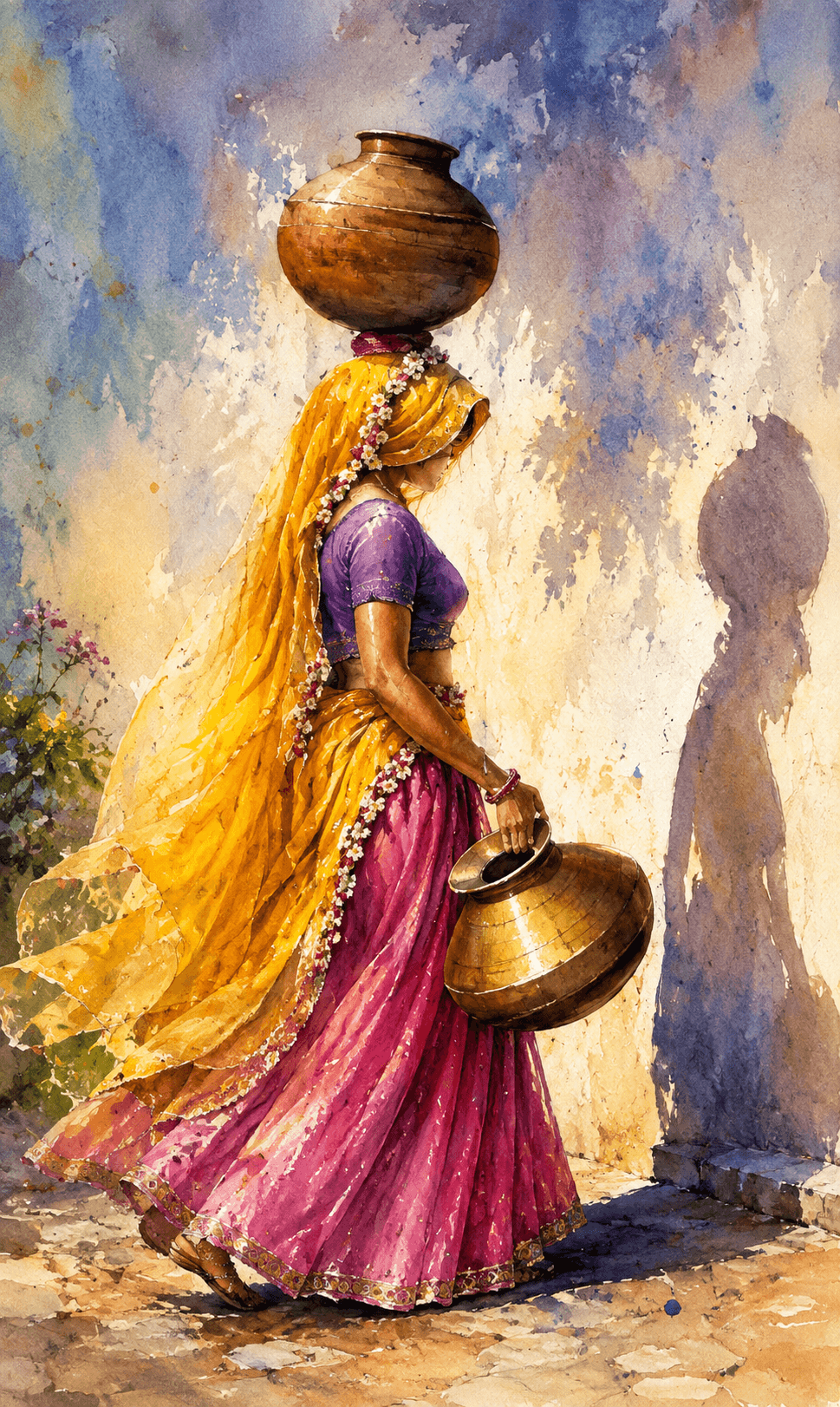 Portrait painting of a woman